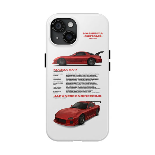 "Mazda Rx7" - White case