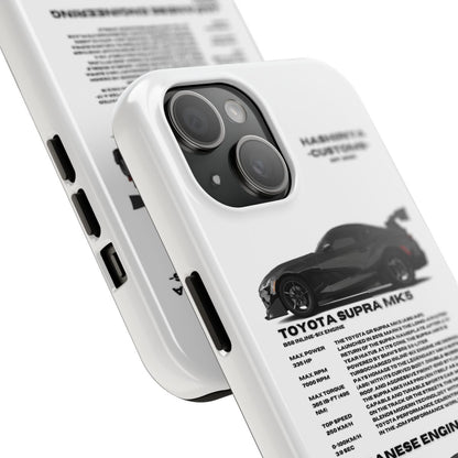"Toyota Supra MK5" - White Case